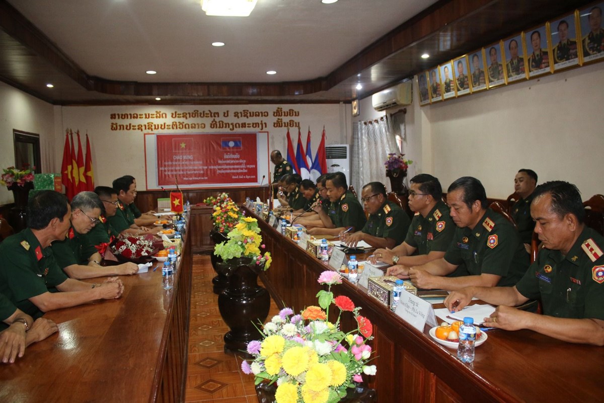 ທະຫານແຂວງ ບງດງ ຢຽມຢາມ ແລະ ເຮດວຽກ ຢກອງບນຊາການທະຫານແຂວງ ອດຕະປ. - image 1