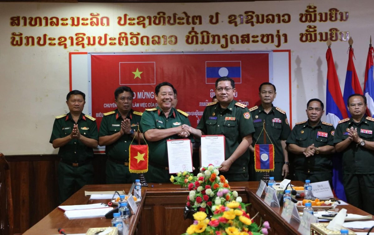 ທະຫານແຂວງ ບງດງ ຢຽມຢາມ ແລະ ເຮດວຽກ ຢກອງບນຊາການທະຫານແຂວງ ອດຕະປ. - image 2
