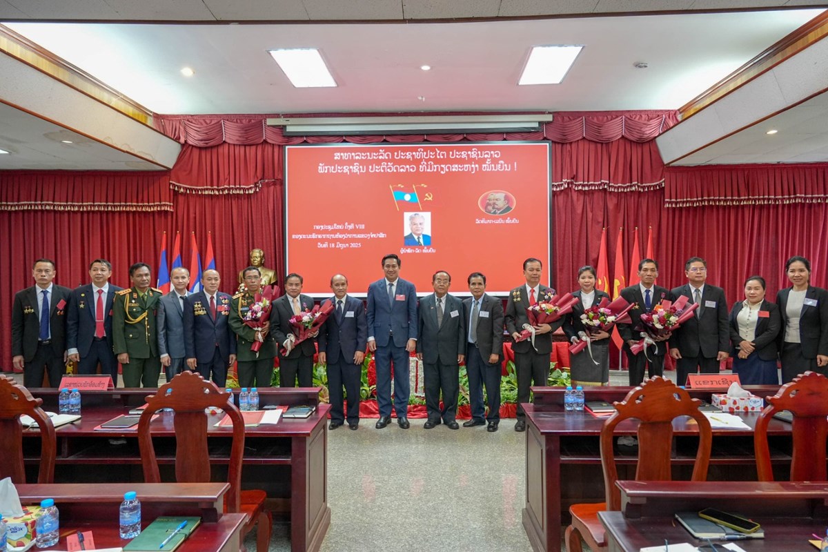 ຄະນະພກຮາກຖານຫອງວາການແຂວງຈຳປາສກ ຈດກອງປະຊມໃຫຍຄງທ VIII - image 2