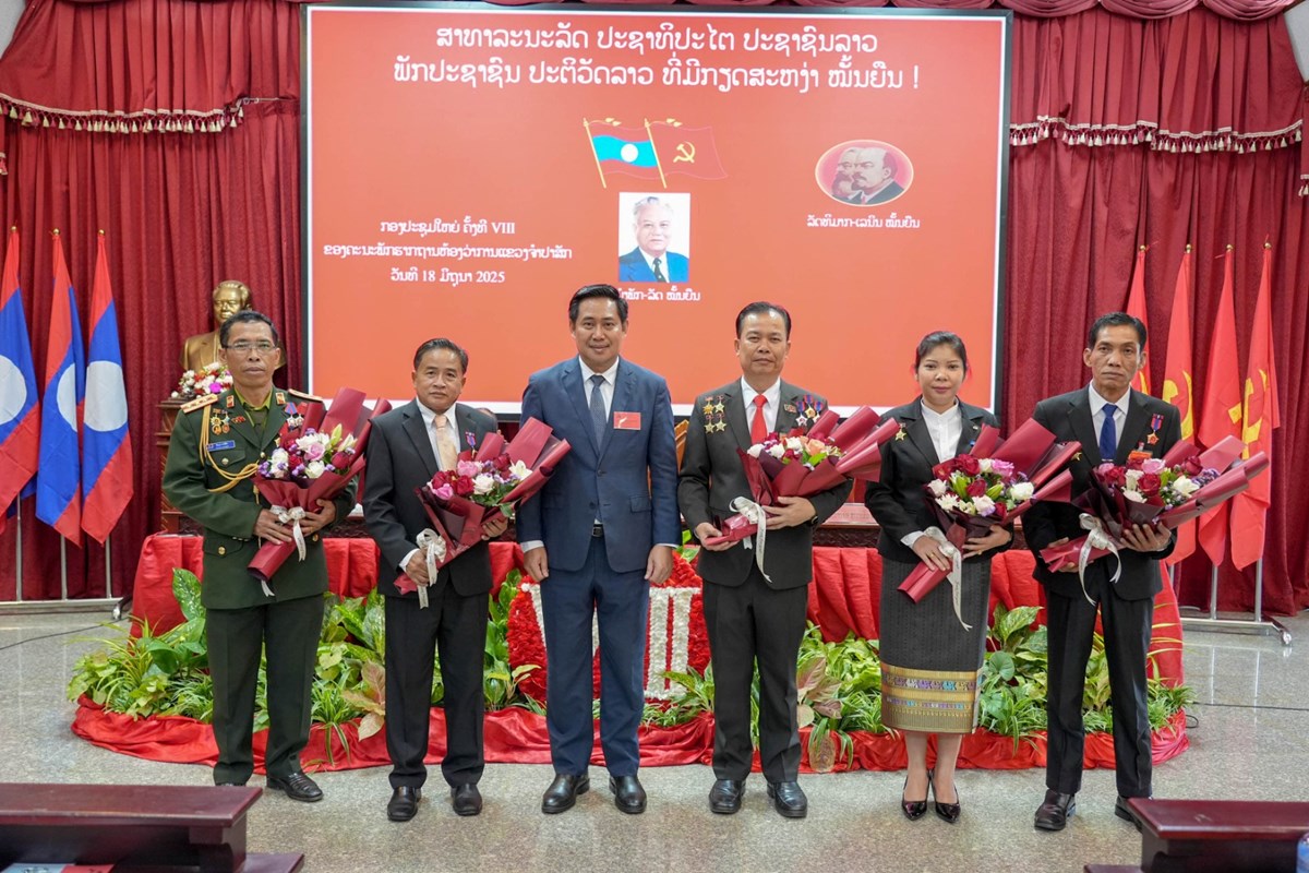 ຄະນະພກຮາກຖານຫອງວາການແຂວງຈຳປາສກ ຈດກອງປະຊມໃຫຍຄງທ VIII - image 1