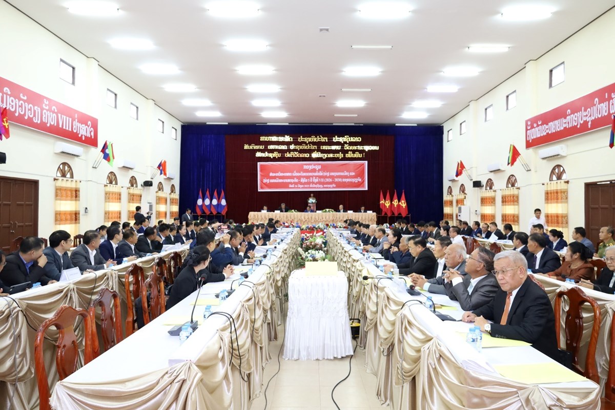 ລະດມຄວາມເຫນໃສຮາງລາຍງານການເມອງ ຄງທ VII ຂອງແຂວງວຽງຈນ - image 2