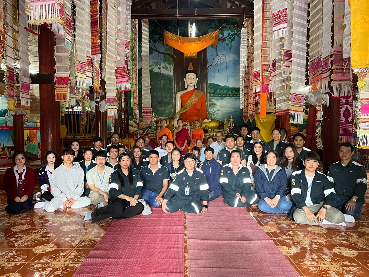 ໄຟຟາຫງສາ ຖວາຍທຽນພນສາ-ຜາອາບນາຝນ ໃຫວດພາຍໃນເມອງຫງສາ - image 2