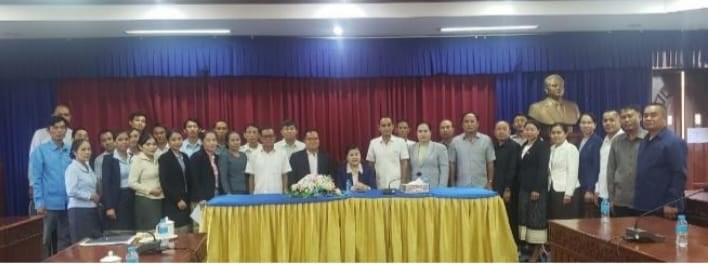 ຮອງຫວໜາ ຄອສພ ລງຊກຍກ, ຕດຕາມວຽກງານໂຄສະນາອບຮມ ແຂວງສະຫວນນະເຂດ - image 2