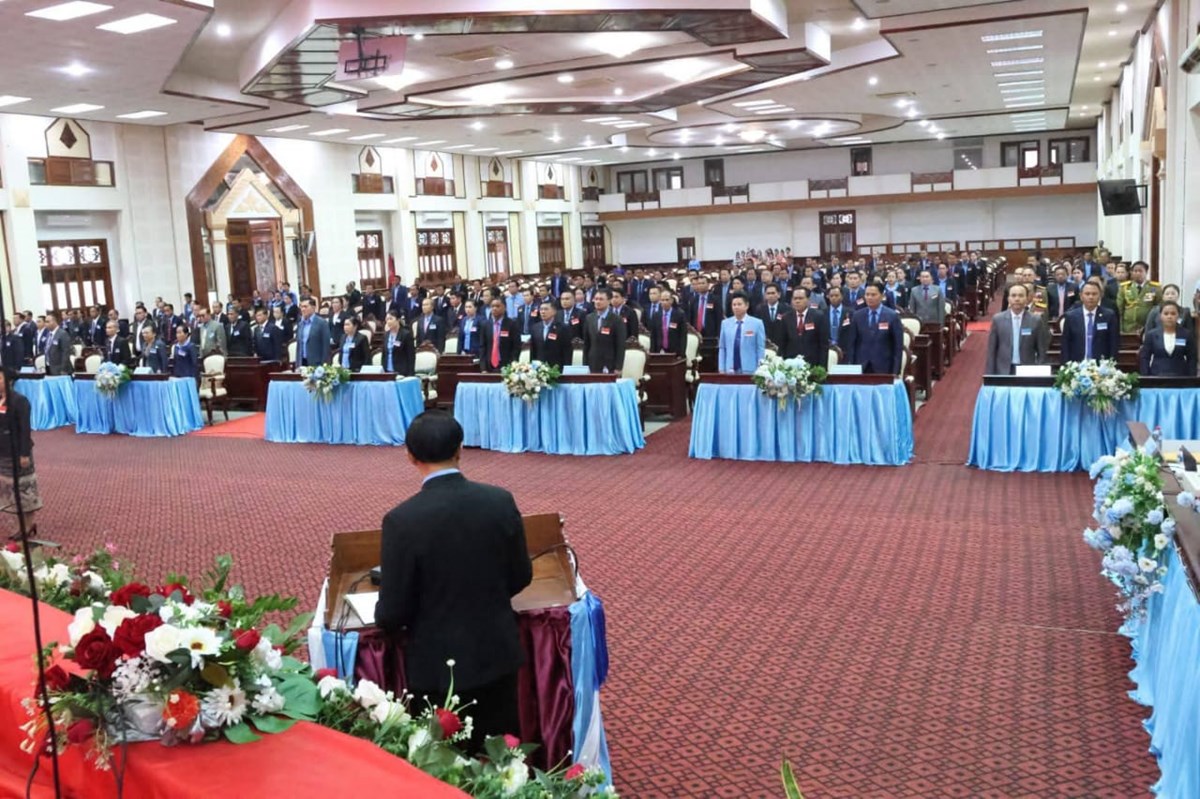 ໄຂກອງປະຊມໃຫຍຜແທນສະຫະພນກຳມະບານແຂວງອດຕະປຄງທ Vll - image 2