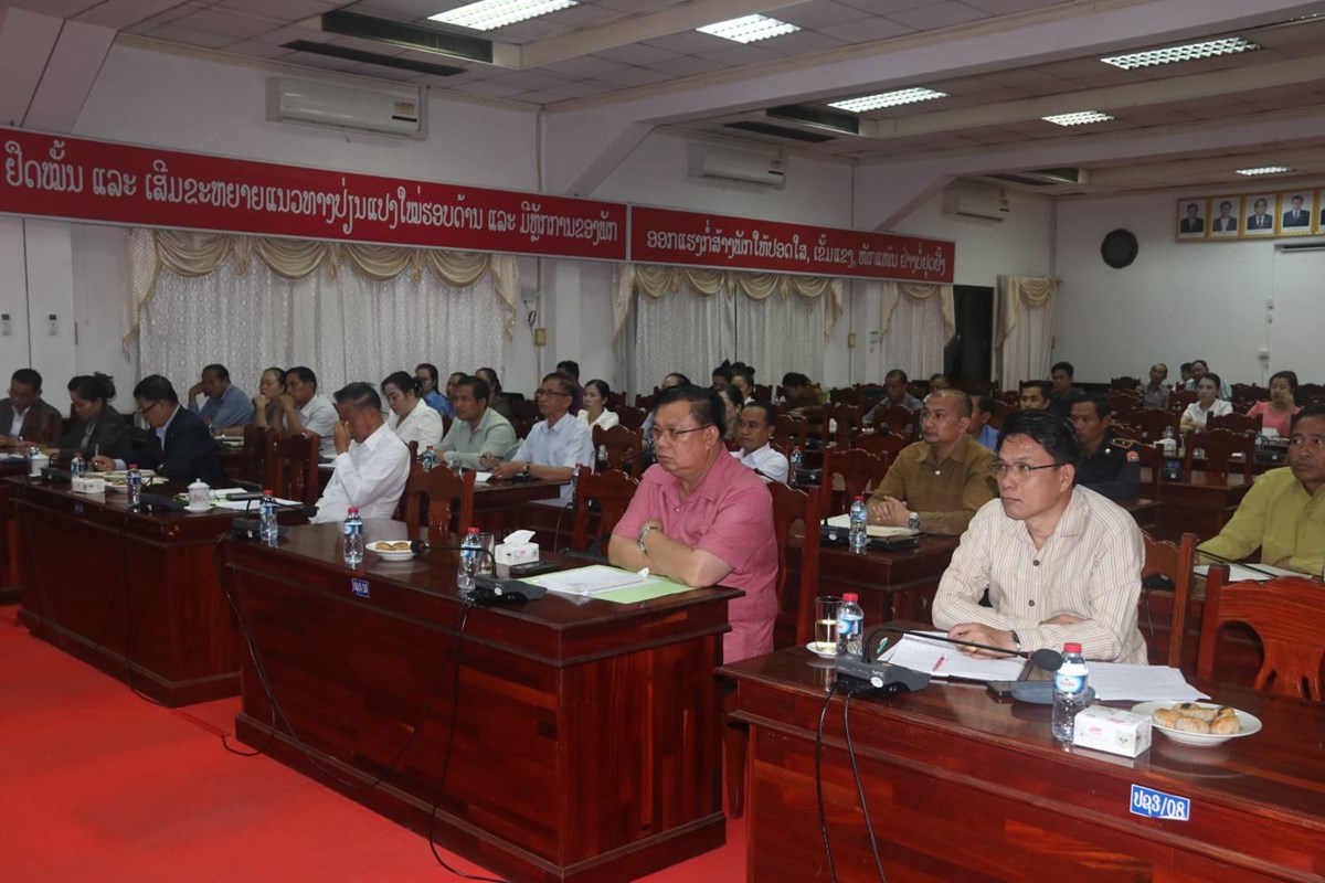 ຫວໜາ ຄອສພ ເຄອນໄຫວຢຽມຢາມ ແລະ ເຮດວຽກຢແຂວງຄຳມວນ - image 1