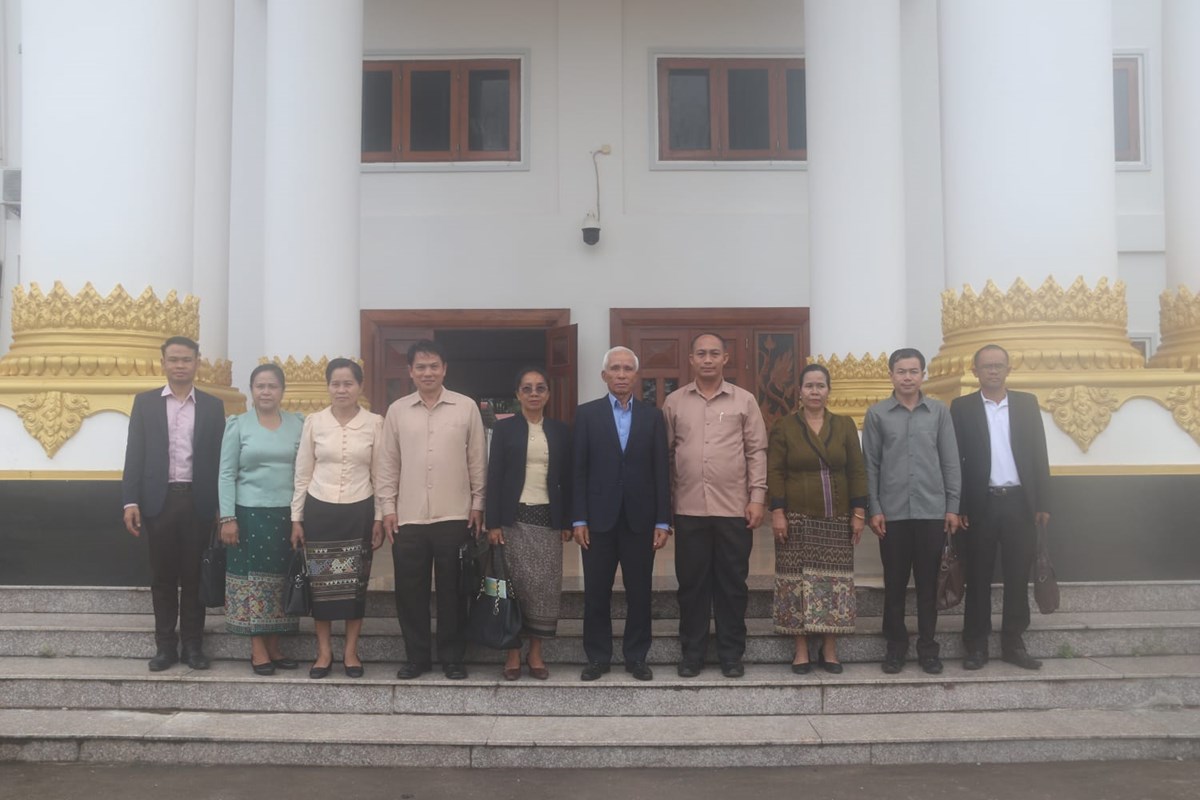 ຫວໜາ ຄອສພ ເຄອນໄຫວຢຽມຢາມ ແລະ ເຮດວຽກຢແຂວງອດຕະປ - image 1