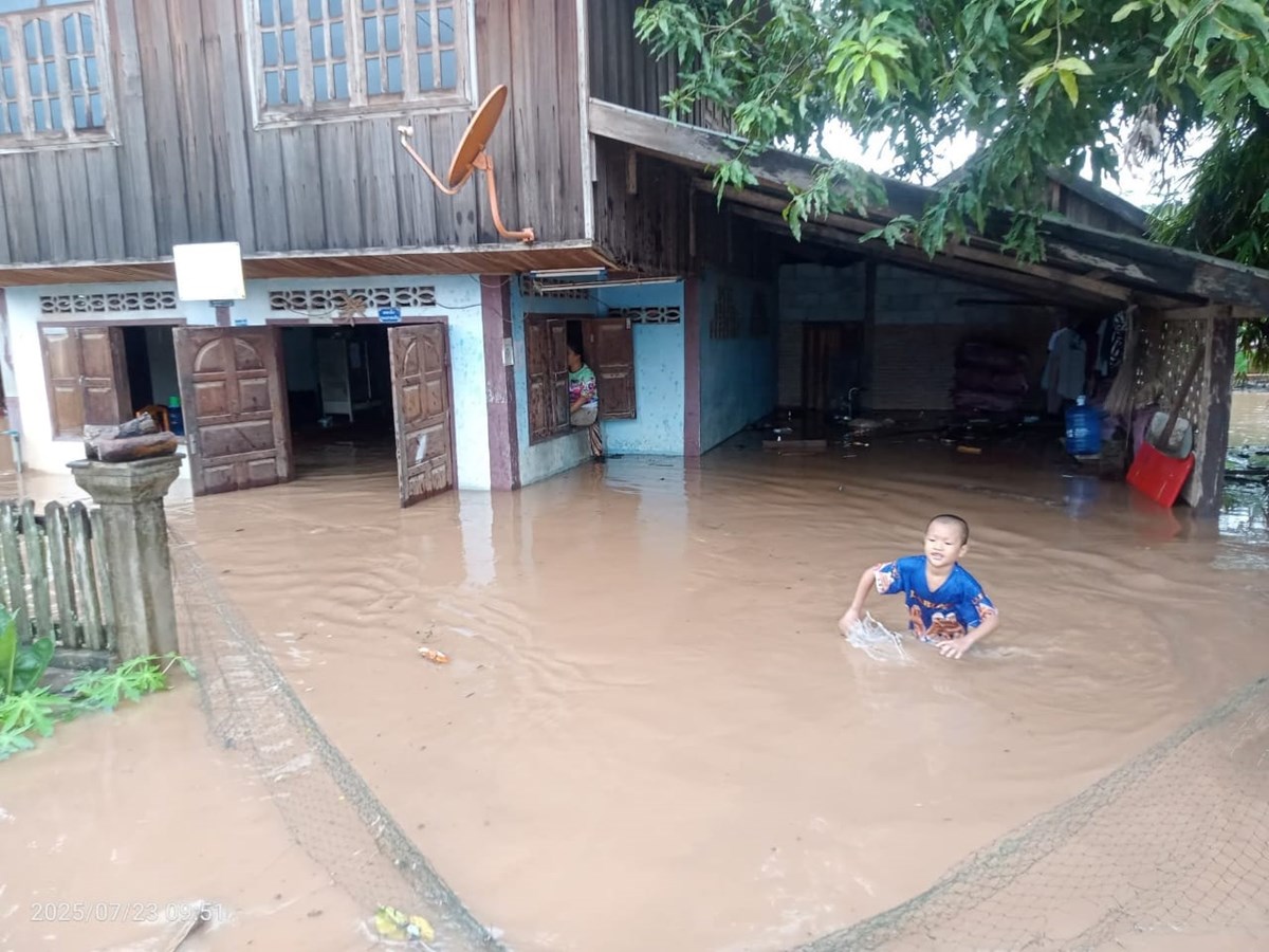 ເມອງພຽງ ໄດຮບຜນກະທບຈາກໄພພບດນຳຖວມຢບາງເຂດບານ - image 2