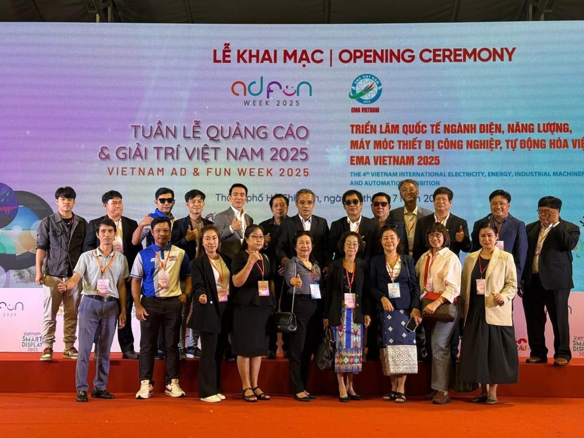 ສະມາຄມປາຍລາວຮວມງານວາງສະແດງໂຄສະນາ VietAd 2025 - image 1