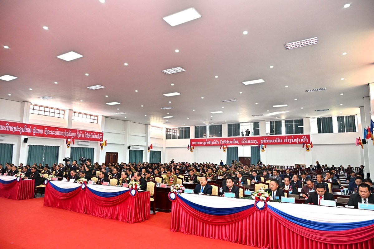 ກອງປະຊມໃຫຍຜແທນອງຄະນະພກແຂວງໄຊສມບນ ຄງທ IIໄຂຂນຢາງເປນທາງການ - image 2