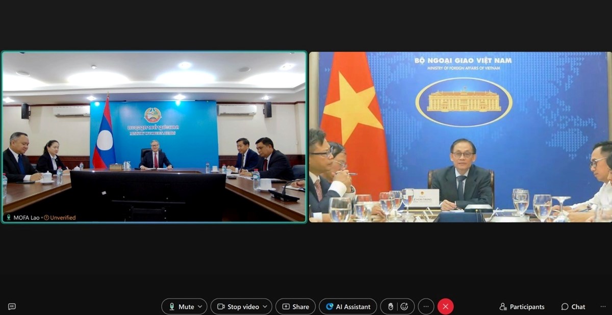 ກະຊວງການຕາງປະເທດລາວ - ຫວຽດນາມ ພບປະທາງໄກ - image 1