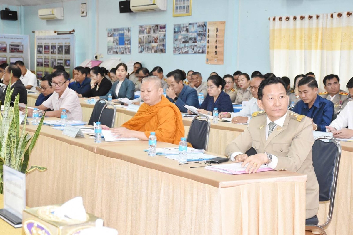 ກອງປະຊມຜບລຫານການສກສາ ປະຈຳສກຮຽນ 2024-2025 ທວແຂວງສະຫວນນະເຂດ - image 1