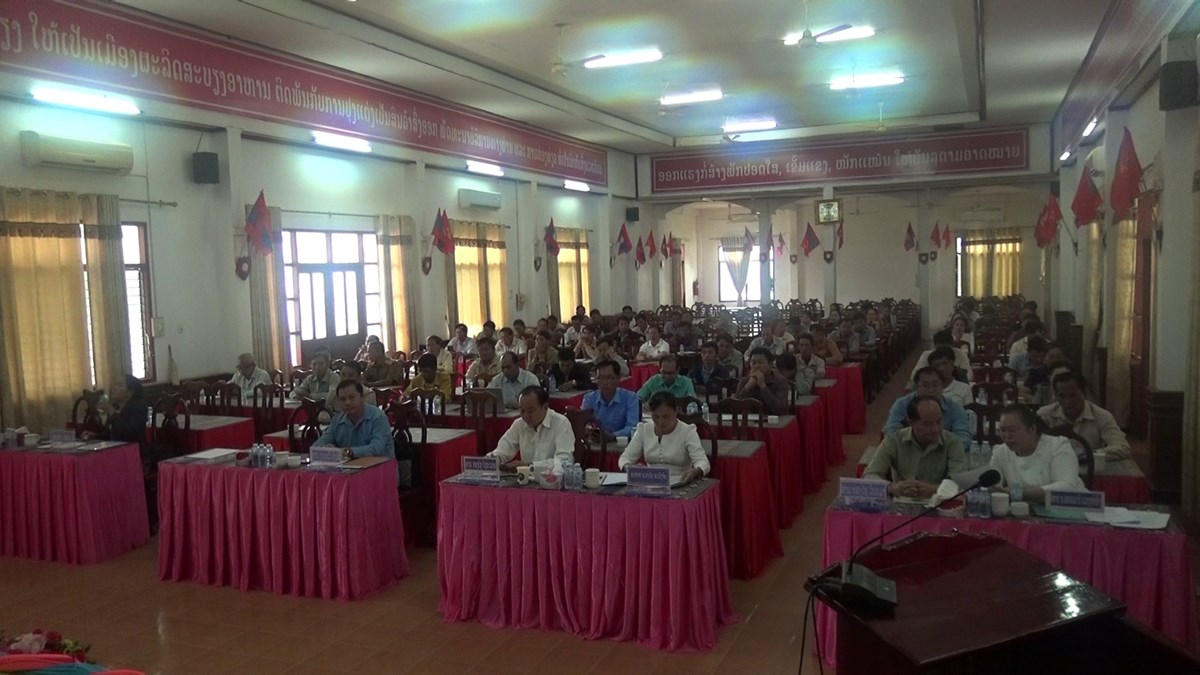 ເມອງພຽງ ເປດຊດຝກອບຮມທດສະດການເມອງ-ການປກຄອງ ໄລຍະສນ - image 1