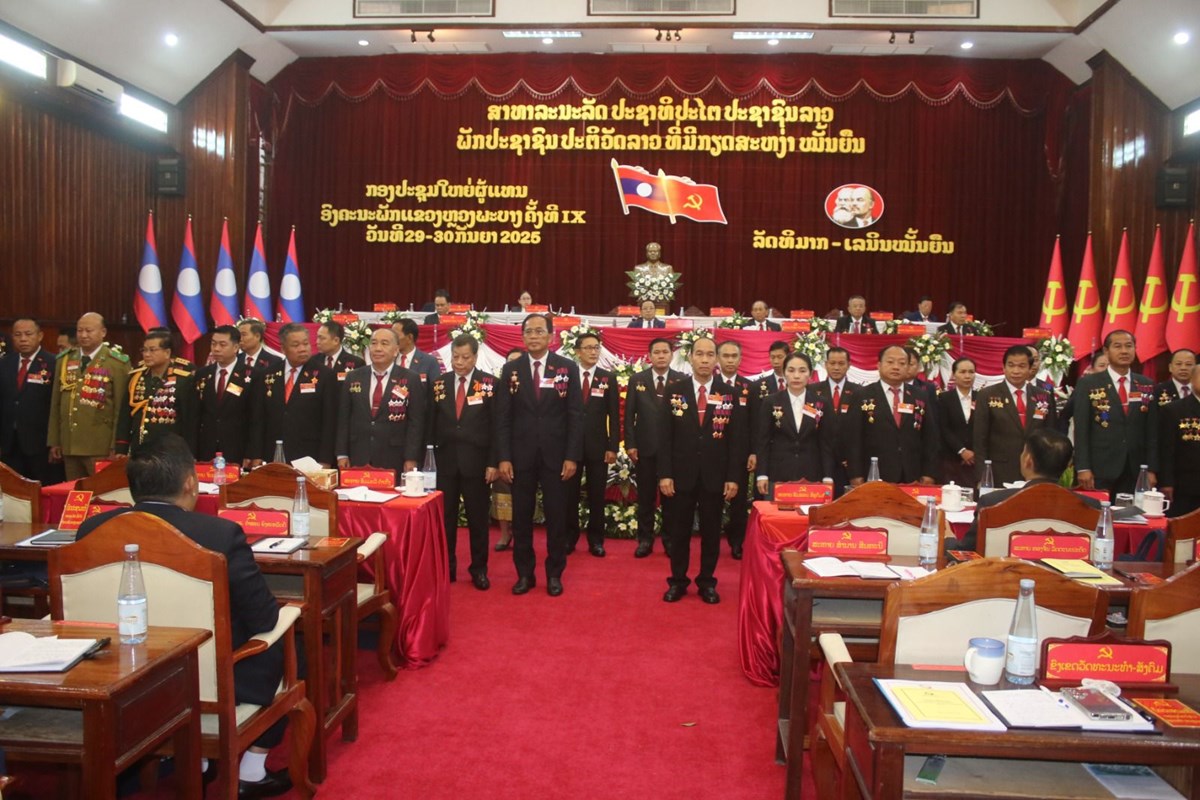 ຜແທນອງຄະນະພກແຂວງຫວງພະບາງ ເລອກເອາສະຫາຍ ບນເລອມ ມະນວງ ເປນເລຂາຄະນະບລຫານງານພກແຂວງສະໄໝທ IX - image 3