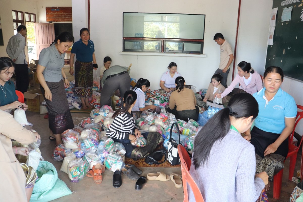 ບນດາບານລມເຂອນໄຟຟານຳເທນ 1ໄດຮບຜນກະທບໜກຈາກໄພນຳຖວມໜກ 4 ບານ - image 1