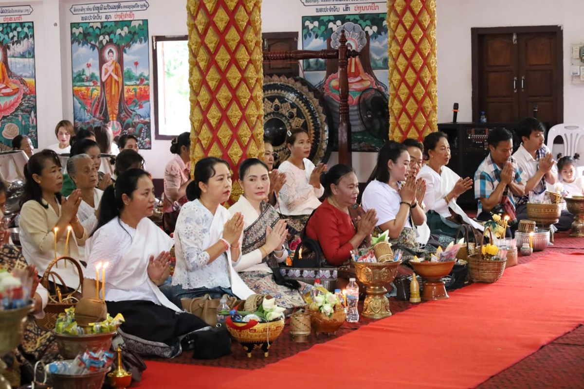 ພດທະສາສະນກະຊນຊາວແຂວງຄາມວນຮວມໃສບາດໃນງານບນອອກພນສາ ປະຈາປ 2025 - image 1
