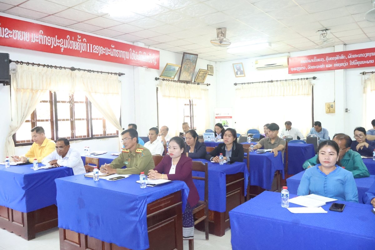 ກອງປະຊມການສງເສມ ແລະ ໂຄສະນາກດຈະກຳ ຕະຫາດທອງທຽວຢແຂວງສາລະວນ. - image 1