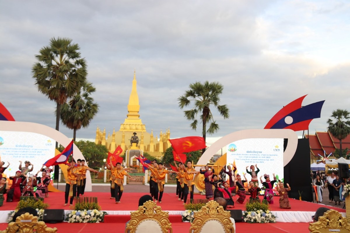 ເປດງານບນນະມດສະການພະທາດຫວງວຽງຈນ ປະຈາປ 2025 ຢາງເປນທາງການ - image 2