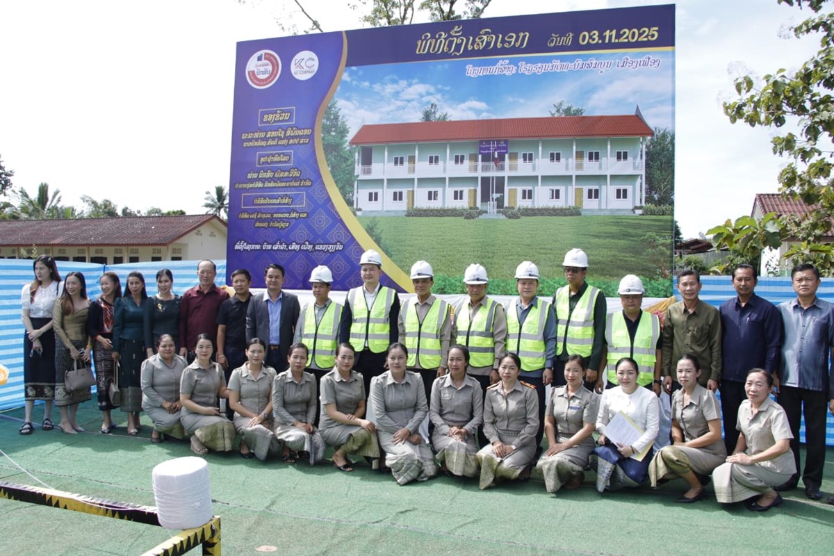 ໂຄງການກສາງ ໂຮງຮຽນມດທະຍມສມບນ ເມອງເຟອງຫງໃໝຈະໃຫສາເລດພາຍໃນ 6 ເດອນ. - image 2