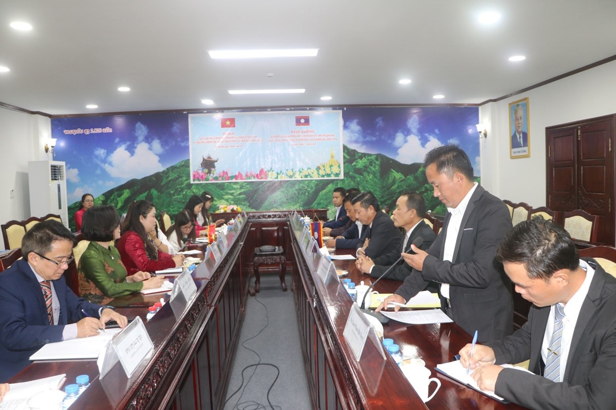 ອຳນວຍການໂຮງຮຽນທດສະດການເມອງ ແລະ ການປກຄອງແຂວງເຊນລາ ພບປະການນາແຂວງໄຊສມບນ. - image 1