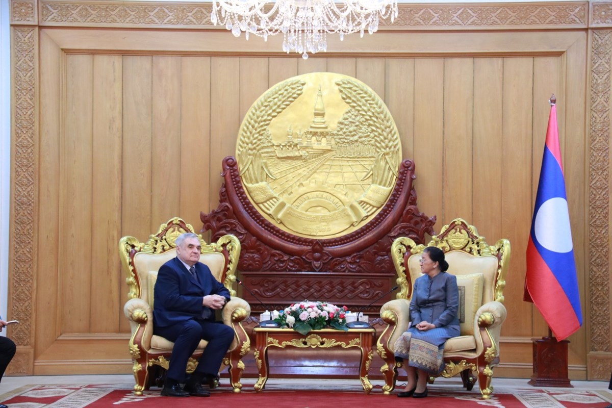 ຮອງປະທານປະເທດ ຕອນຮບການເຂາຢຽມຂານບອາລາຂອງທດຣດເຊຍ - image 1