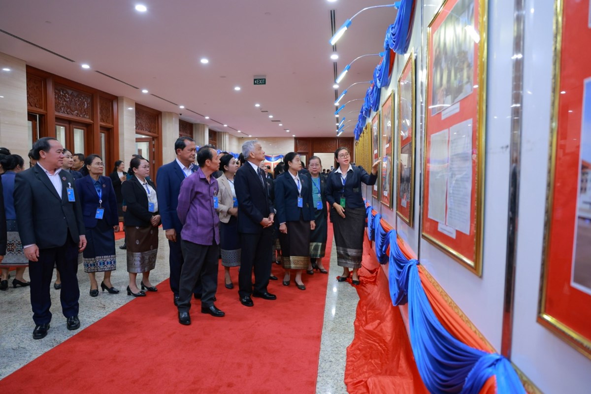 ງານສະແດງຜົນງານການເຄື່ອນໄຫວຂອງສະພາແຫ່ງຊາດ ຄົບຮອບ 50 ປີ image 3 ງານສະແດງຜນງານການເຄອນໄຫວຂອງສະພາແຫງຊາດ ຄບຮອບ 50 ປ - image 3