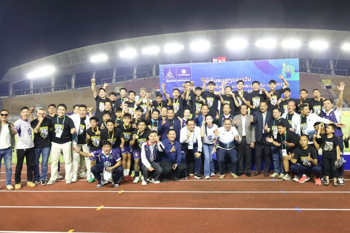 ຄຳມວນຄອງແຊມເຕະບານຊາຍງານມະຫະກຳກລາແຫງຊາດຄງທ XII - image 1