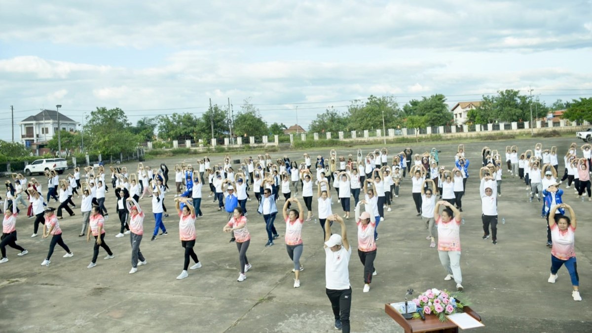 ສາລະວນຈດກດຈະກຳອອກກຳລງກາຍເພອສຂະພາບ ລະນກວນສາກນລບລາງຄວາມຮນແຮງຕແມຍງ ແລະ ເດກຍງ - image 1