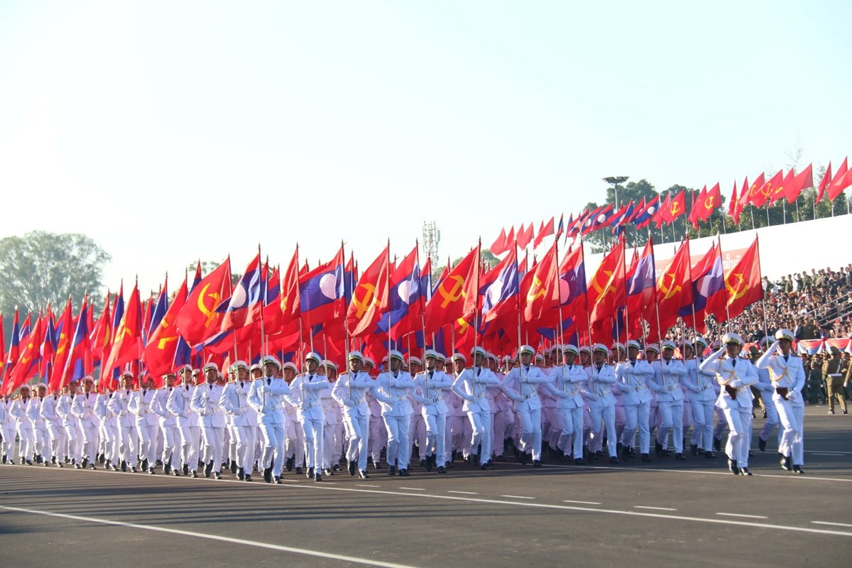 ສະຫຼອງຢ່າງຍິ່ງໃຫຍ່ວັນສະຖາປະນາ ສປປ ລາວຄົບຮອບ 50 ປີ image 3 ສະຫອງຢາງຍງໃຫຍວນສະຖາປະນາ ສປປ ລາວຄບຮອບ 50 ປ - image 3