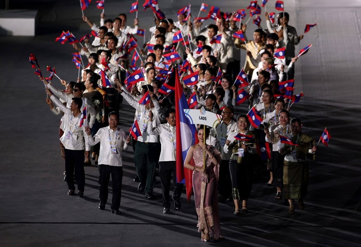 ງານມະຫະກຳກິລາຊີເກມ ຄັ້ງທີ 33ທີ່ປະເທດໄທ ໄຂຂຶ້ນຢ່າງເປັນທາງການ image 2 ງານມະຫະກຳກລາຊເກມ ຄງທ 33ທປະເທດໄທ ໄຂຂນຢາງເປນທາງການ - image 2