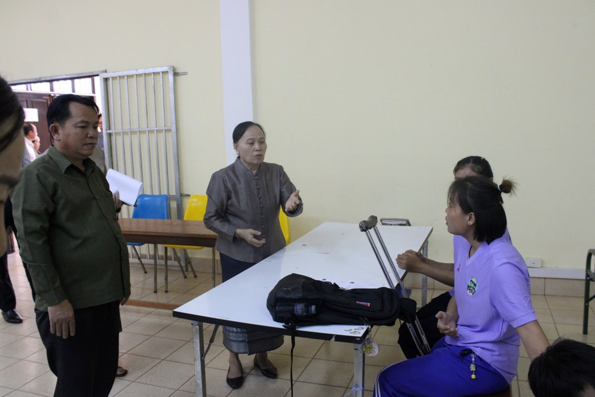 ຄະນະຮບຜດຊອບລະດບຊາດຈດງານມະຫະກຳກລາຄນພການແຫງຊາດ ລງຕດຕາມໃຫກຳລງໃຈເຈາໜາທ ແລະ ນກກລາຢາງໃກຊດ - image 1