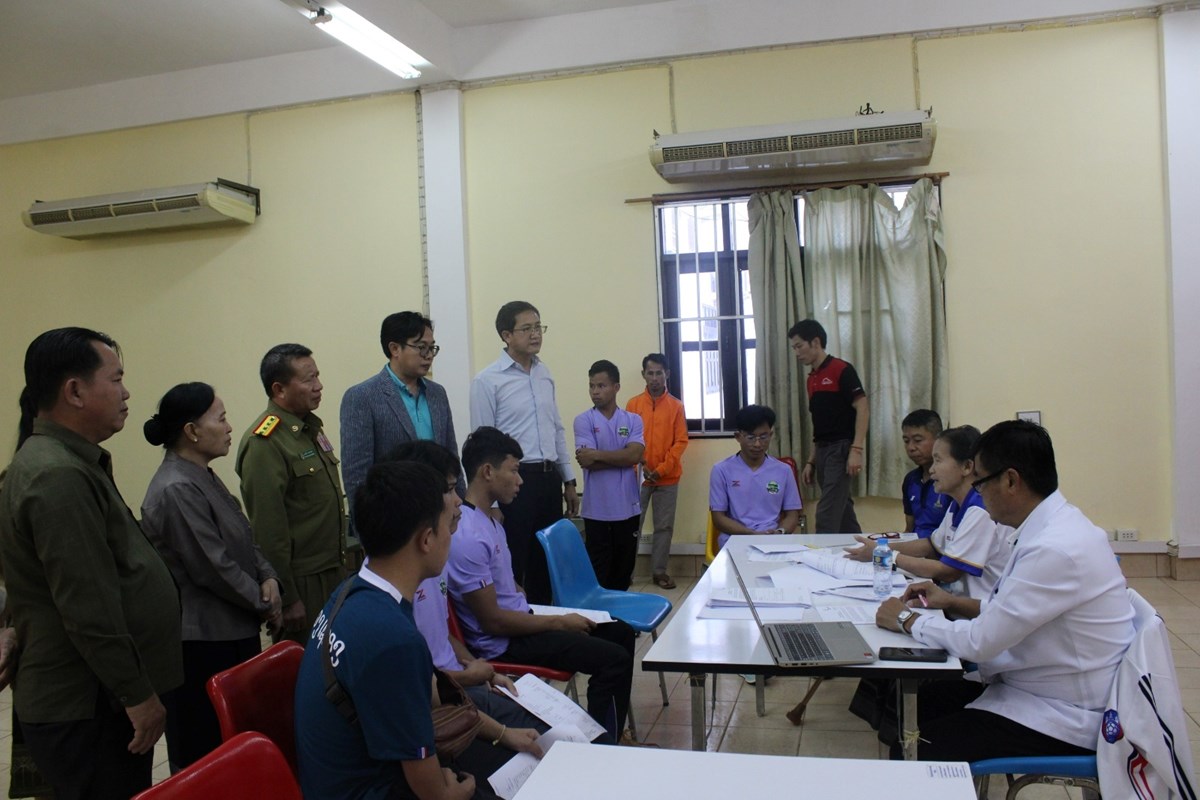 ຄະນະຮບຜດຊອບລະດບຊາດຈດງານມະຫະກຳກລາຄນພການແຫງຊາດ ລງຕດຕາມໃຫກຳລງໃຈເຈາໜາທ ແລະ ນກກລາຢາງໃກຊດ - image 2