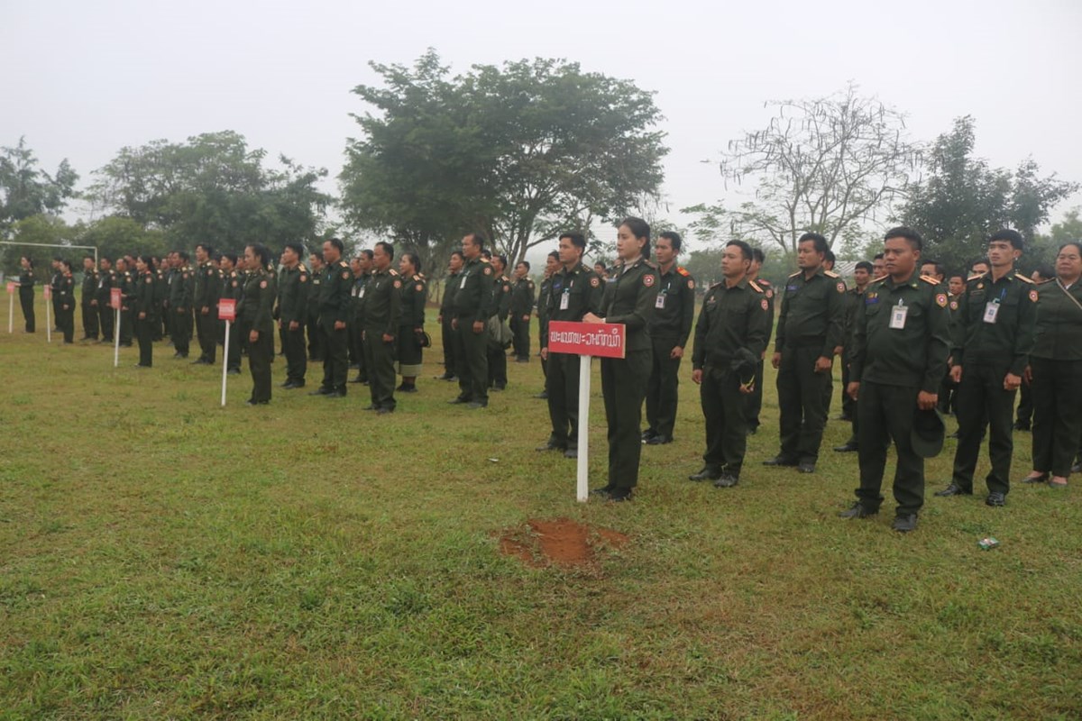 ສູນຝຶກອົບຮົມກອງພົນທີ3 ເປີດຂະບວນການແຂ່ງຂັນກິລາມ່ວນຊົນເພື່ອຂໍ່ານັບຮັບຕ້ອນວັນສ້າງຕັ້ງກອງທັບປະຊາຊົນລາວ ຄົບຮອບ 77 ປີ image 1 ສນຝກອບຮມກອງພນທ3 ເປດຂະບວນການແຂງຂນກລາມວນຊນເພອຂານບຮບຕອນວນສາງຕງກອງທບປະຊາຊນລາວ ຄບຮອບ 77 ປ - image 1