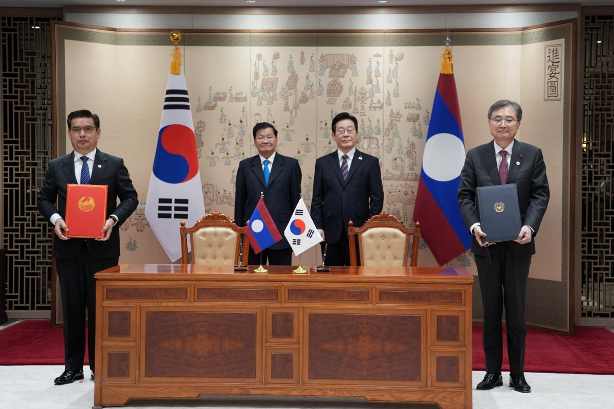 ປະທານປະເທດລາວ ຢຽມຢາມທາງການ ຢ ສ.ເກາຫ - image 3