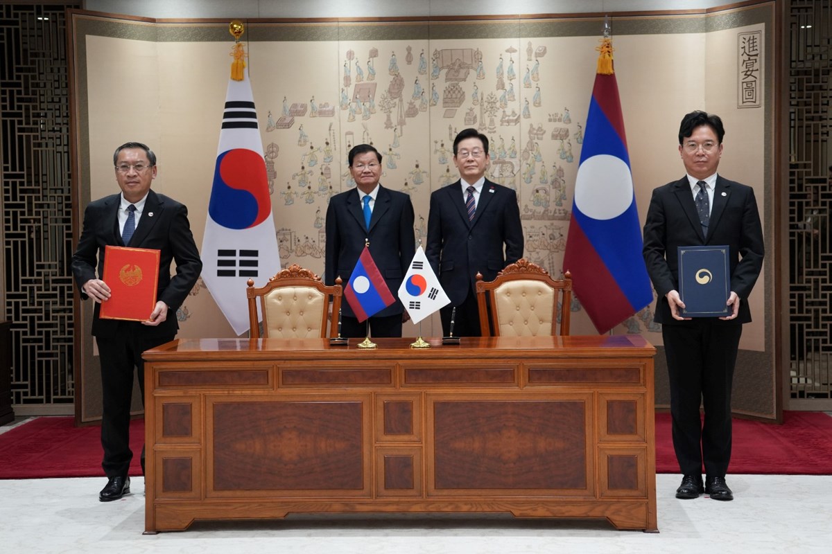 ປະທານປະເທດລາວ ຢຽມຢາມທາງການ ຢ ສ.ເກາຫ - image 4