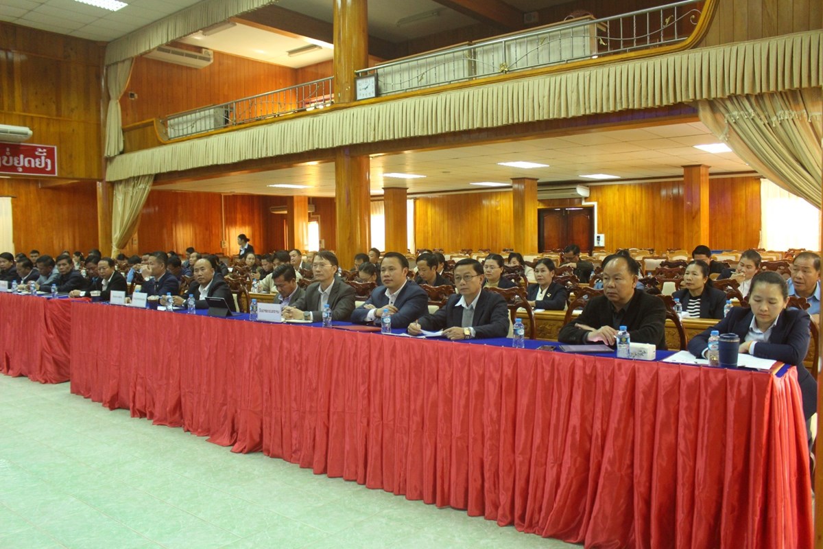 ສະຫບວຽກງານຄມຄອງອງການຈດຕງສາກນທບສງກດລດຖະບານ ແລະ ວຽກງານແກໄຂລະເບດບທນແຕກ ຢແຂວງຊຽງຂວາງ - image 1