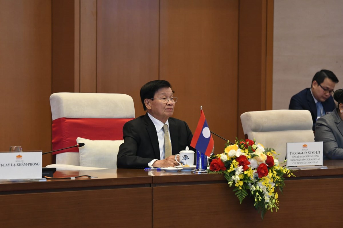 ເລຂາທິການໃຫຍ່, ປະທານປະເທດລາວ ພົບປະກັບ ປະທານສະພາແຫ່ງຊາດ ຫວຽດນາມ image 1 ເລຂາທການໃຫຍ, ປະທານປະເທດລາວ ພບປະກບ ປະທານສະພາແຫງຊາດ ຫວຽດນາມ - image 1