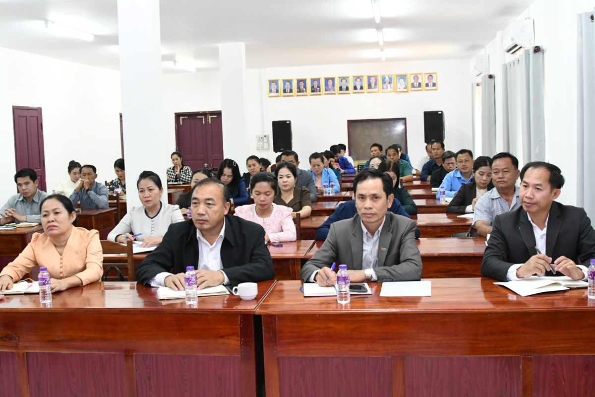 ຮອງຫວໜາ ຄອສພ ເຮດວຽກຮວມກບຄະນະໂຄສະນາອບຮມແຂວງບລຄຳໄຊ - image 1