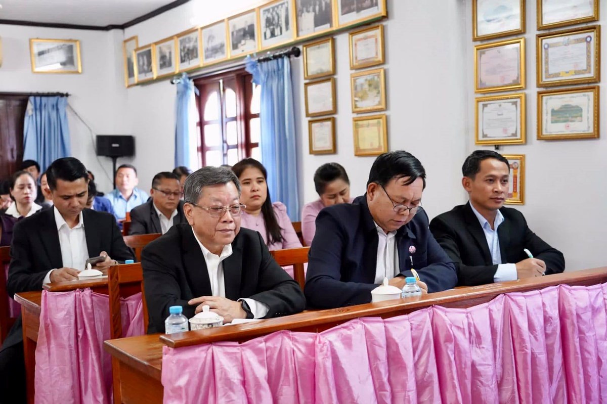 ຮອງຫວໜາ ຄອສພ ເຄອນໄຫວເຮດວຽກຢຄະນະໂຄສະນາອບຮມແຂວງຫວງພະບາງ - image 2