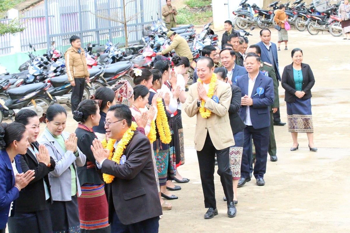 ຜຮບສະໝກເລອກຕງເປນ ສສຊ ຊດທ X ປະຈາເຂດເລອກຕງທ 2 ແຂວງຜງສາລ ລງເຄອນໄຫວສະເໜຕວ ແລະ ໂຄສະນາຫາສຽງ. - image 2