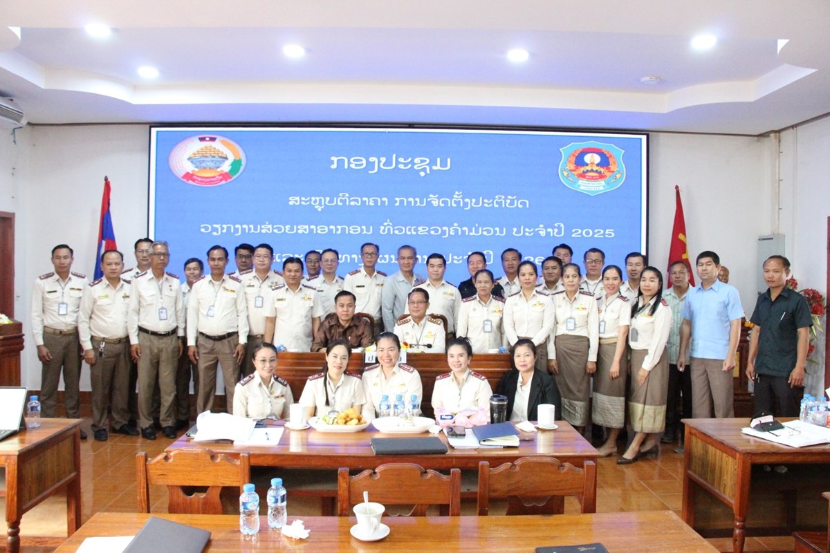 ສວຍສາອາກອນແຂວງຄາມວນ ເກບລາຍຮບເຂາງບປະມານໄດ 4,279 ຕກບ - image 2