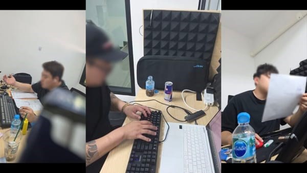 ລາວ-ສ.ເກາຫ ຮວມກນຈບແກງສໂກງທາງອອນລາຍ 14 ຄນ - image 1