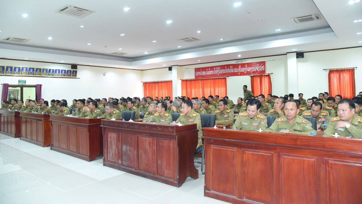 ຮອງລດຖະມນຕ ກະຊວງ ປກສ ເນນໃຫກຳລງປອງກນເຄອນທ ຮບປະກນໃຫສງຄມມຄວາມປອດໄພຮອບດານ - image 1