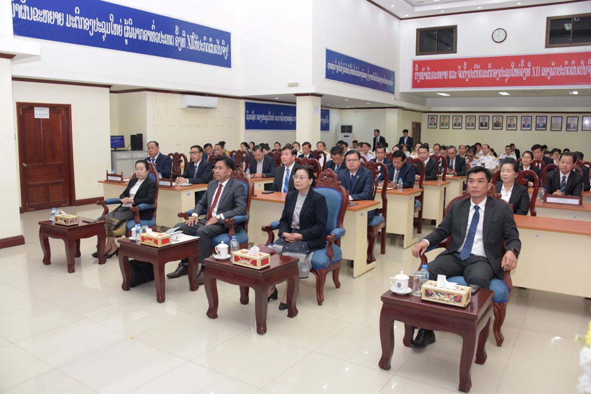 ມອບ-ຮບ ໜາທຮກສາການປະທານສານປະຊາຊນສງສດ - image 1