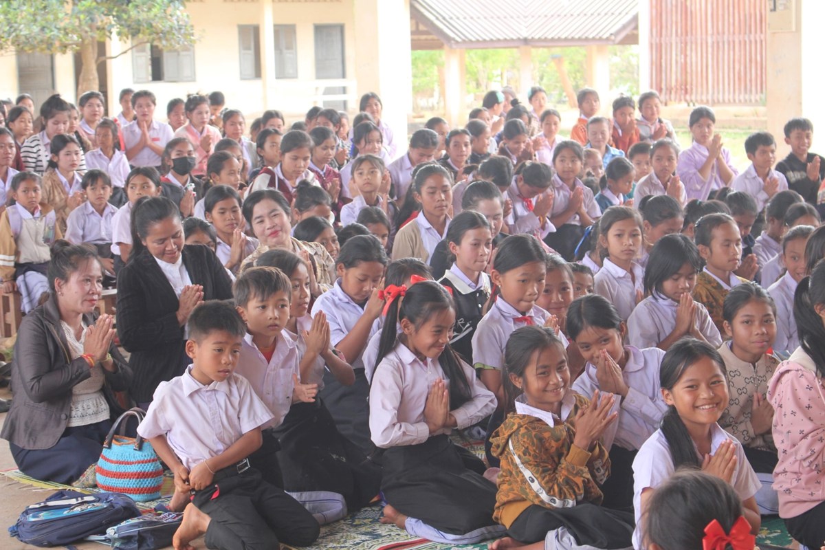 ອພສ ແຂວງເຊກອງ ເຜຍແຜສນລະທມຢໂຮງຮຽນ ມສ ເມອງກະລມ - image 1