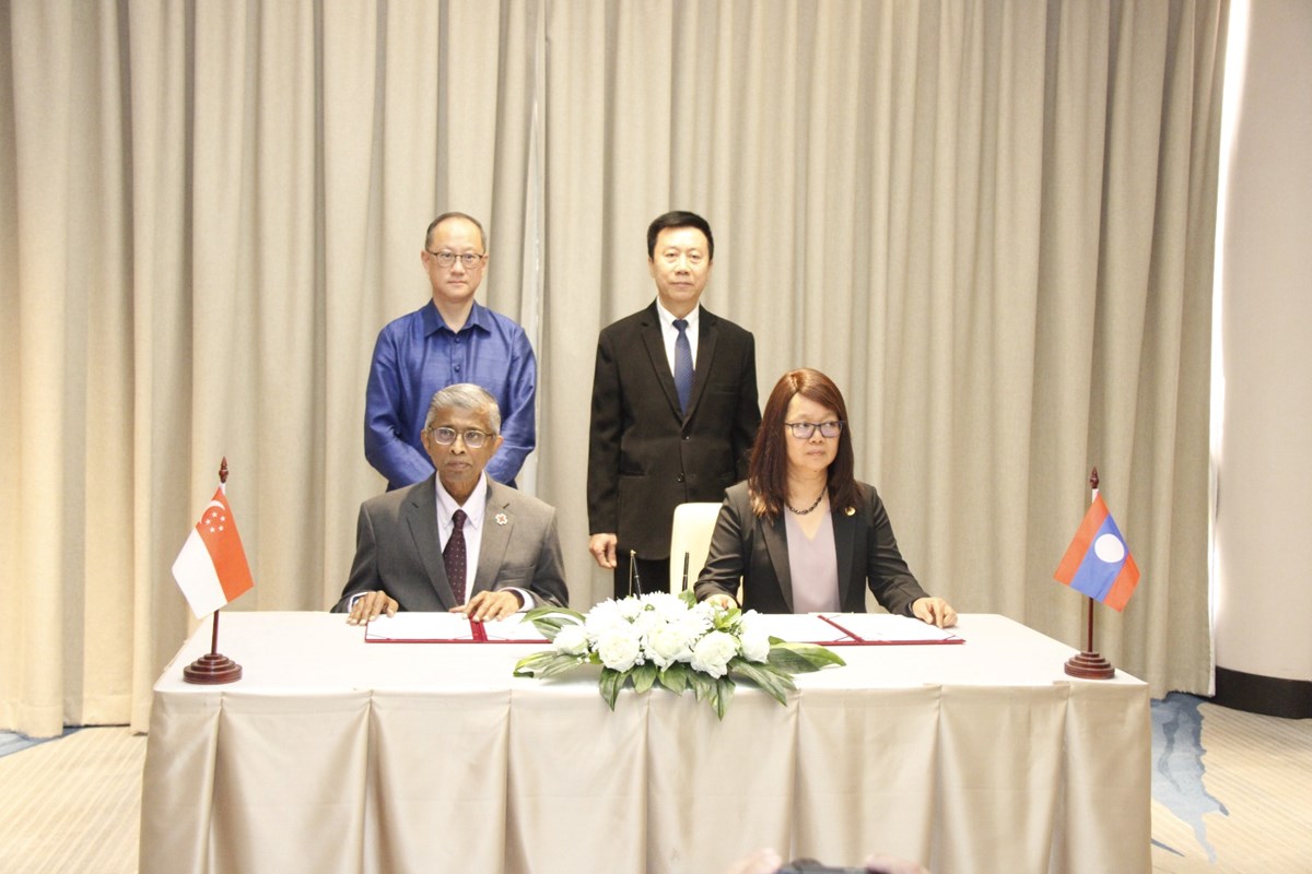 ອງການກາແດງລາວ - ສງກະໂປ ຮດແໜນການພວພນຮວມມ - image 1