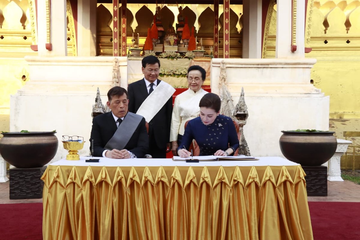 ເຈາຊວດ ແຫງ ຣາຊະອານາຈກໄທ ຢຽມຊມພພທະພນພະທາດຫວງວຽງຈນ - image 3