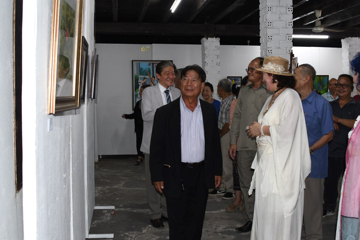 ເປດງານວາງສະແດງສລະປະສາງສນ - image 1