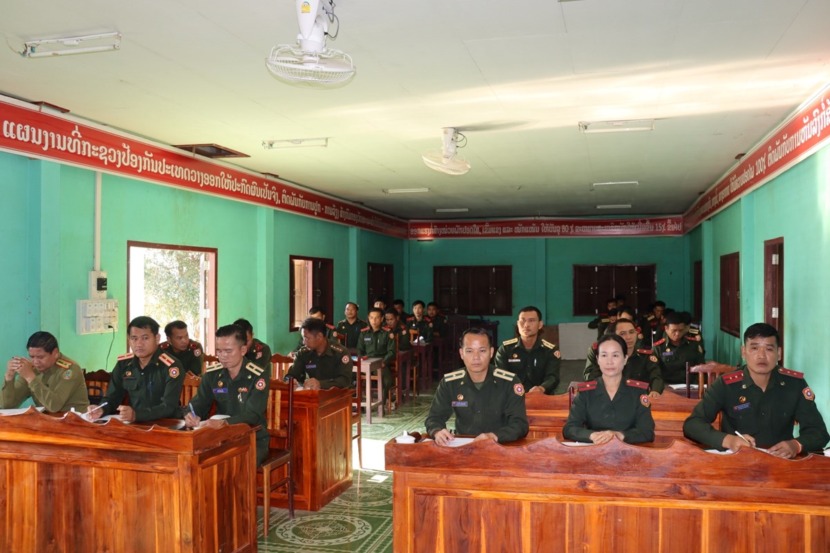 ກອງກອງຮອຍທະຫານຊາຍແດນ 159 ອບຮມ ຫດແອບການທະຫານປະຈຳປ 2026 - image 1