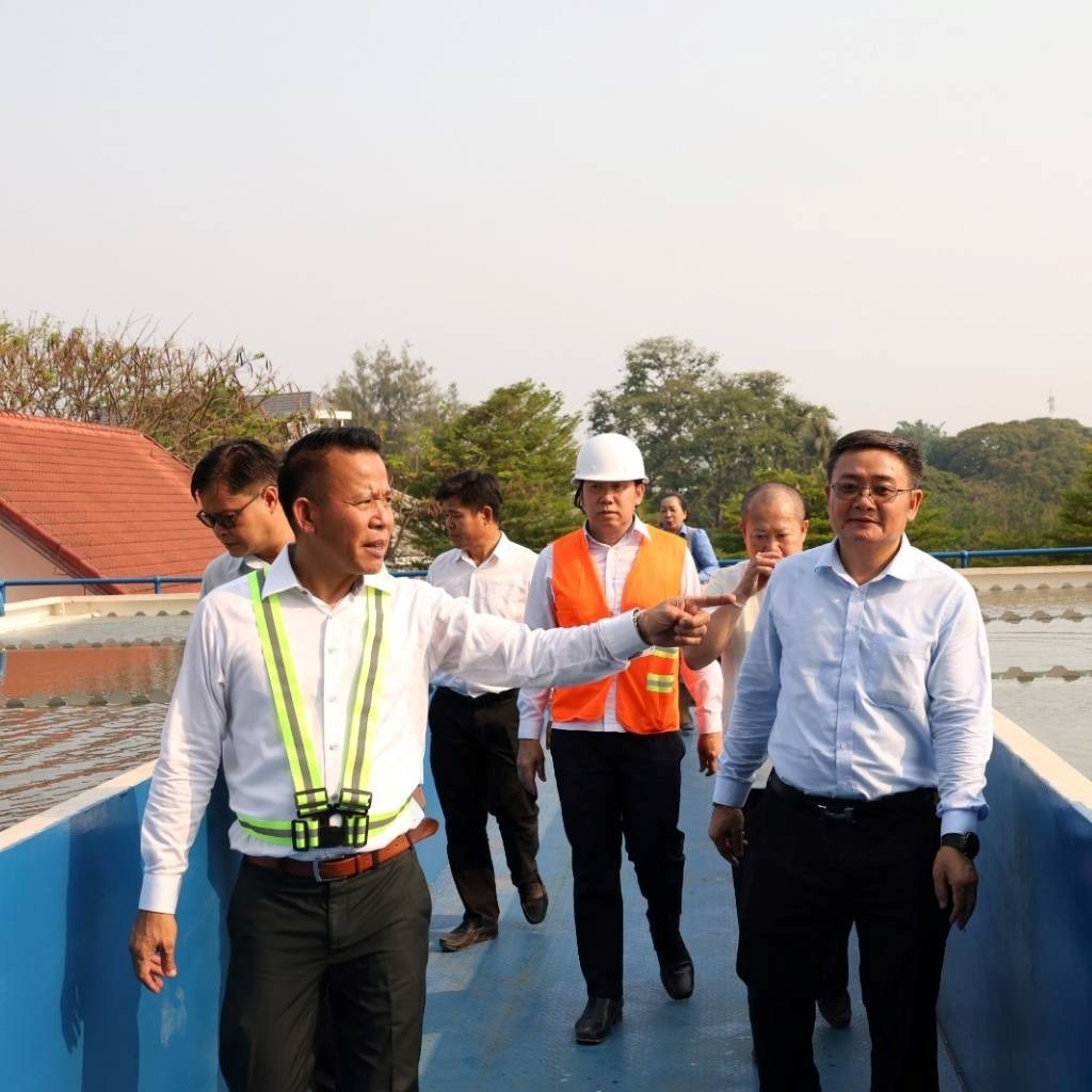 ເປດນຳໃຊໂຮງງານຜະລດນາປະປາທາດຂາວ - image 1