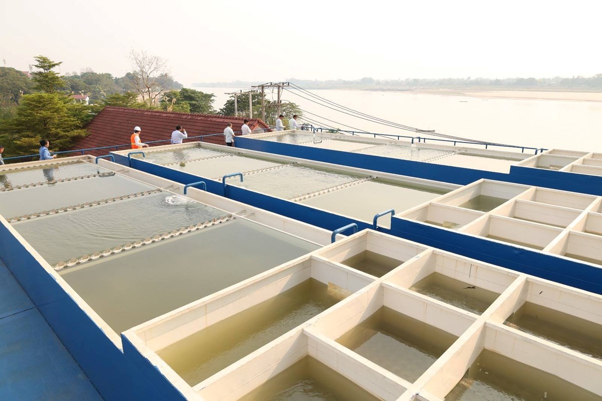 ເປດນຳໃຊໂຮງງານຜະລດນາປະປາທາດຂາວ - image 3